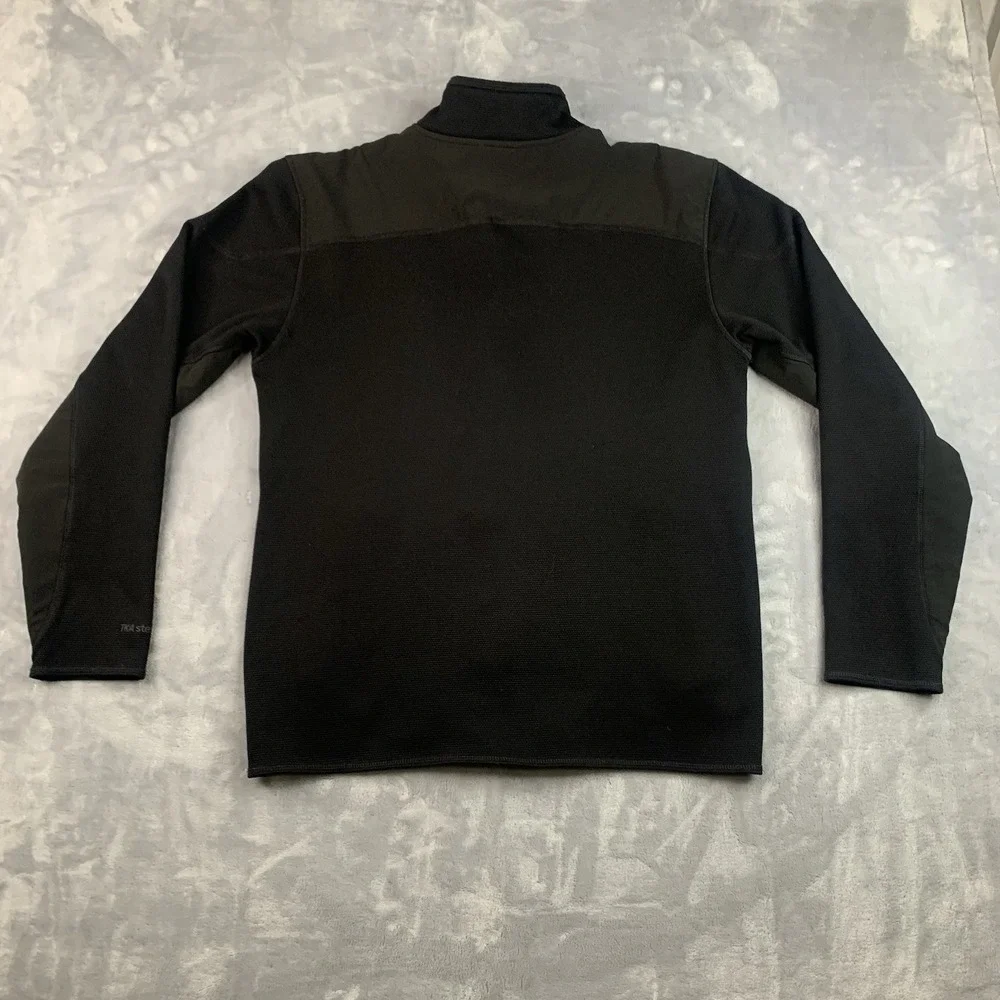 The North Face Mens M TKA Stealth‎ Jacket Full Zip Fleece Black